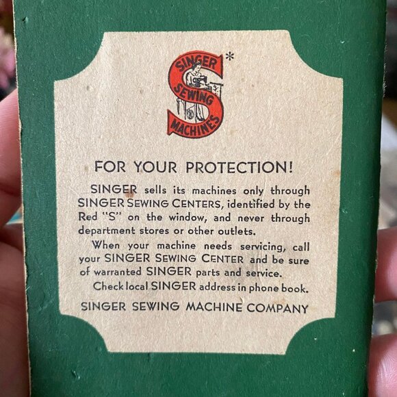 Vintage Singer 15-91 Electric Sewing Machine Owner's Instruction Booklet - Picture 3 of 4